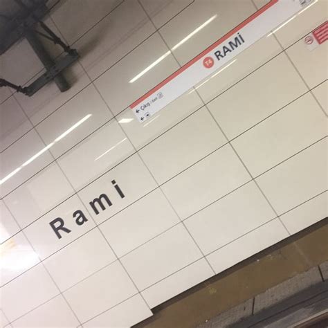 rami metro durağı